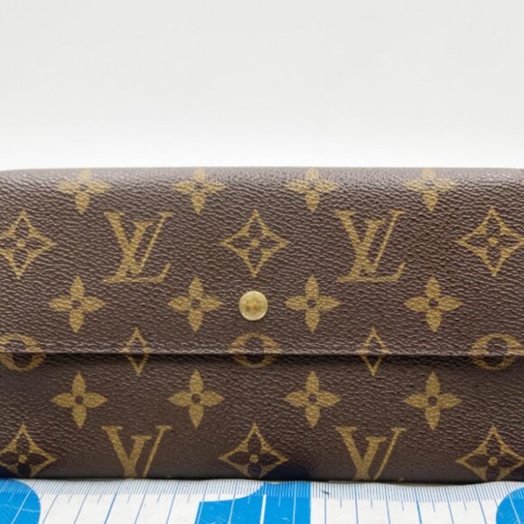Sarah leather wallet Louis Vuitton - Picture 1 of 9